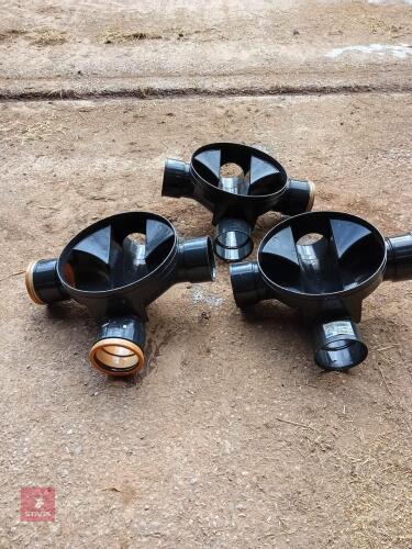 3 X MANHOLE BASES