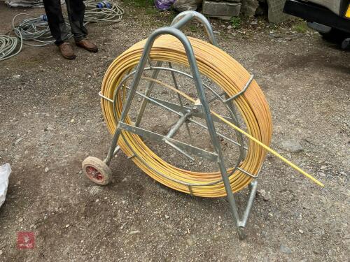 LARGE DRAIN RODDING CABLE REEL