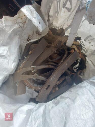BAG OF ASSORTED HORSE LEATHER WORK