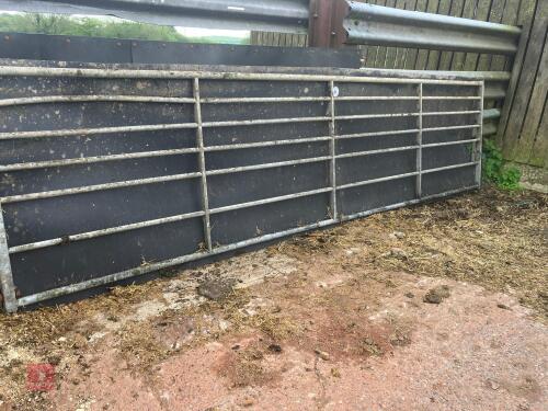 15' GALVANISED SHEETED GATE (84)