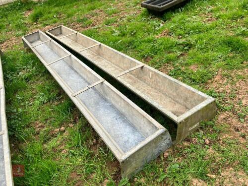 2X9' GALVANISED GROUND FEED TROUGHS (1)