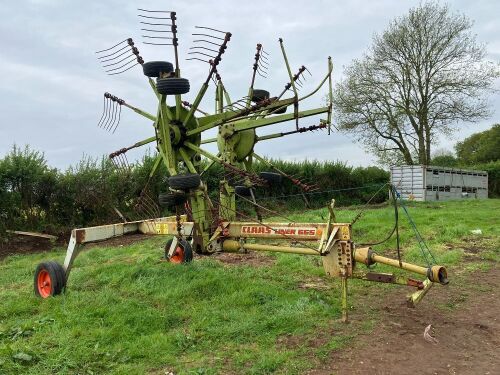 1995 CLAAS LINER 665 TWIN ROTA RAKE