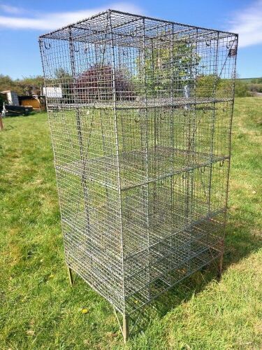 GALVANISED SCHOOL WIRE CUBBY HOLES