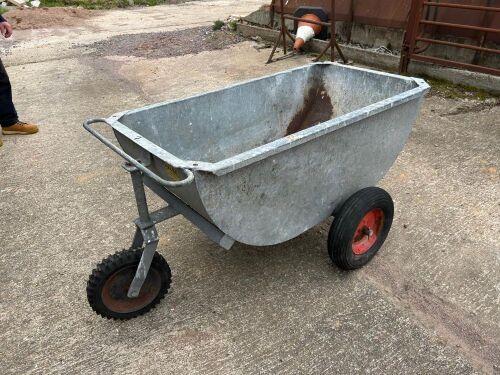 GALVANISED TRANSPORT/FEED TROLLEY (7)