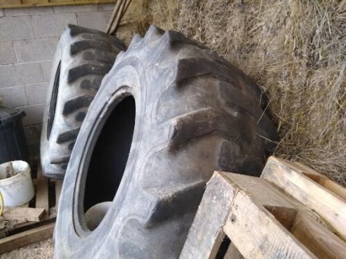 PAIR OF GOODYEAR TYRES