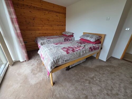 SINGLE WOODEN BED & FOLD OUT BED