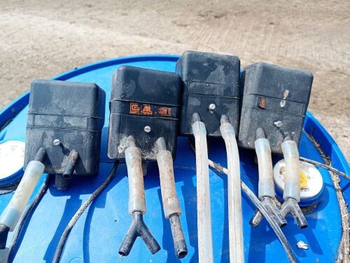 5 GASGOIGNE ELECTRON PULSATORS & CONTROL BOXES